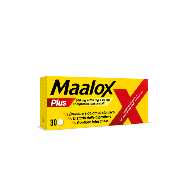 Sanofi Maalox Plus Dispositivo Medico 30 Compresse Masticabili