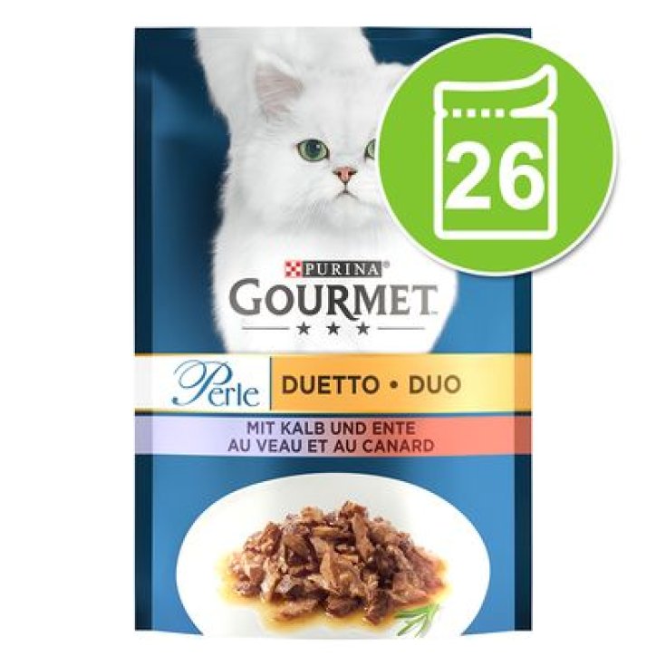 Gourmet Perle Filettini in Salsa con Manzo - 85GR