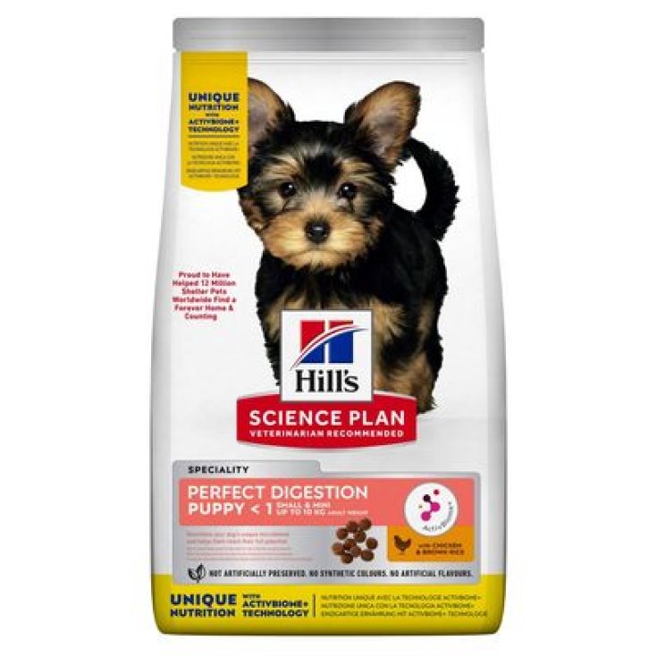 Science Plan Perfect Digestion Small & Mini Puppy con Pollo e Riso Integrale - 1,50KG