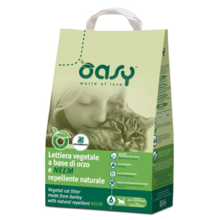 OASY LETTIERA VEG ORZO/NEEM 6L