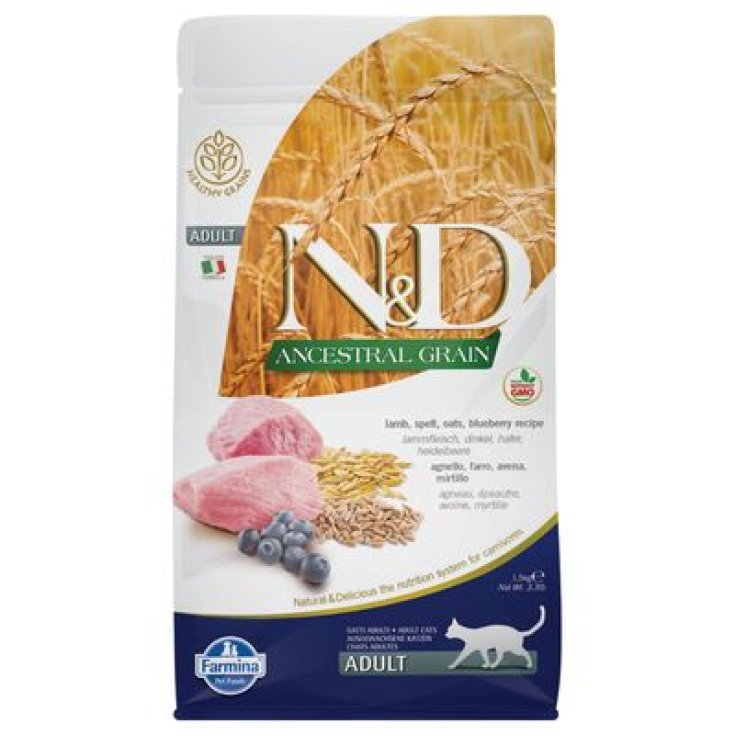 Natural & Delicious Spirulina Cat Adult Agnello - 1,50KG