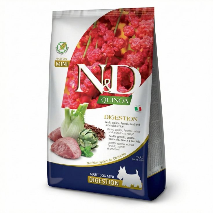 N&D Quinoa Dog Digestion Adult Mini 7kg N&D Quinoa Dog Digestion Adult Mini 7kg