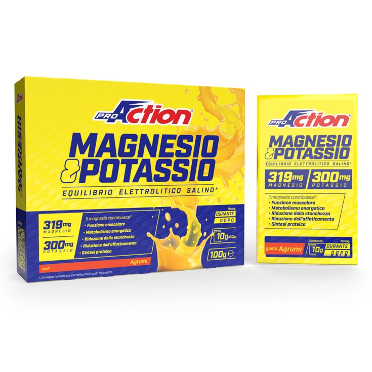 Magnesio &&nbsp;Potassio ProAction 10 Bustine