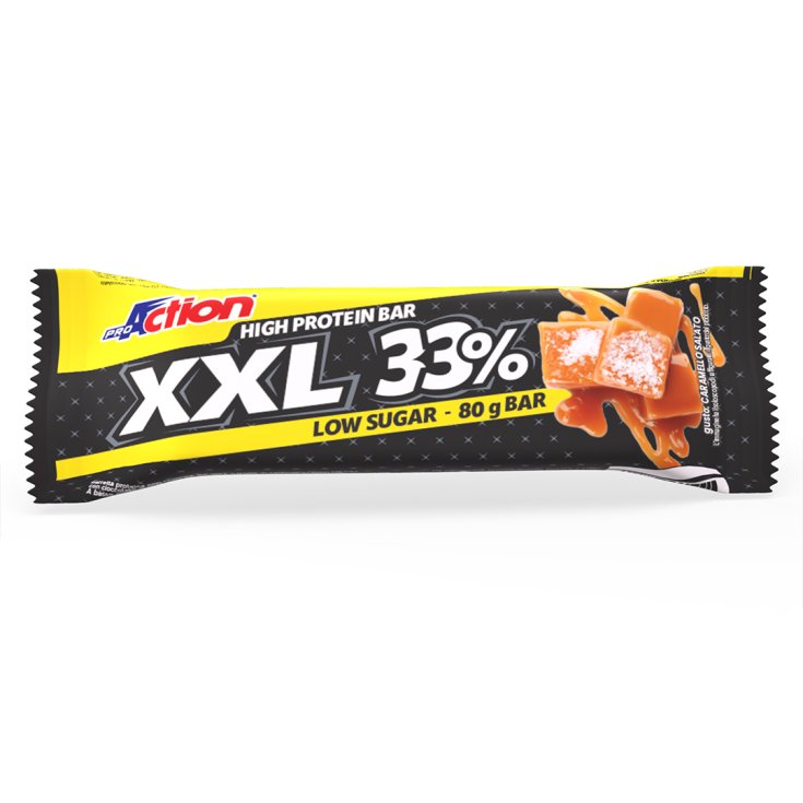 Protein Bar XXL 33% Caramello Salato PRO Action 80g