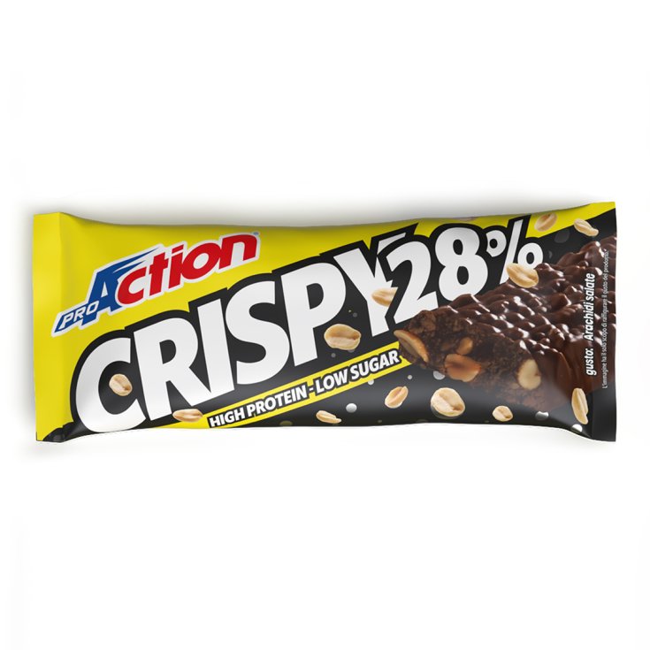 Crispy Bar 28% Arachidi Salate PROAction 40g