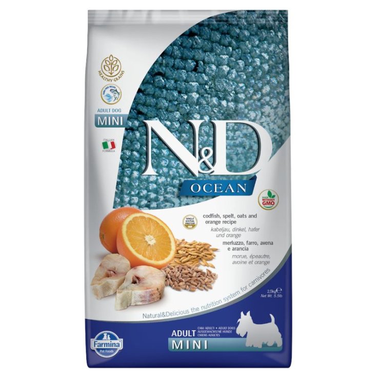 Natural & Delicious Mini Quinoa Neutered Anatra Broccoli Asparagi - 2,50KG - Mini
