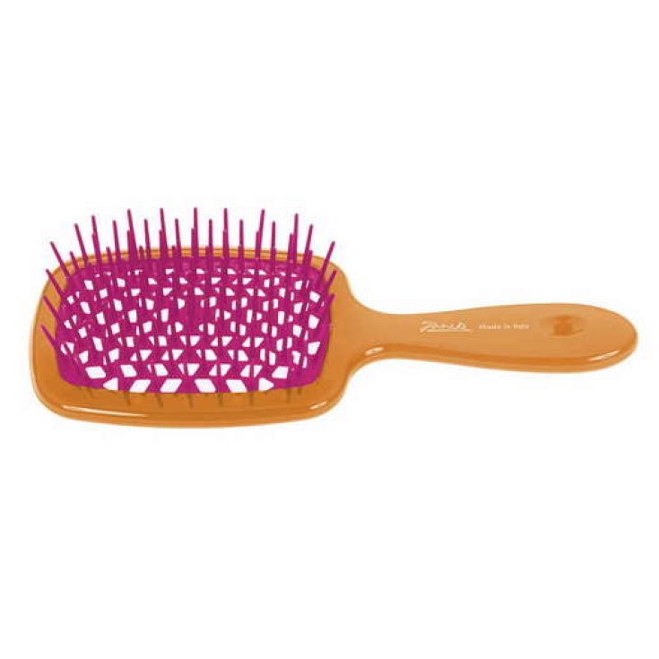 Janeke Spazzola Superbrush Bicolore arancione viola