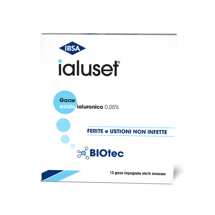 Ialuset IBSA 10 Garze Medicate 10x10cm