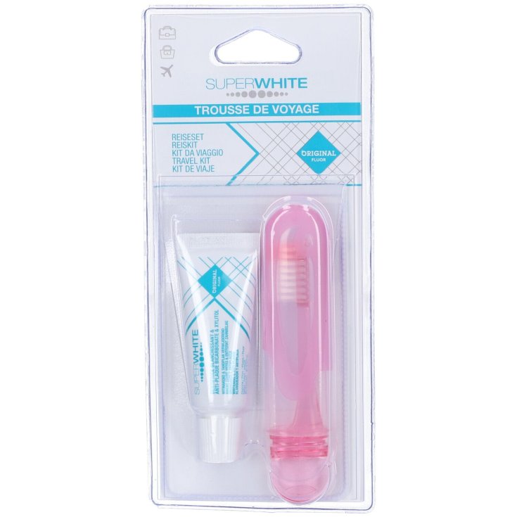 Superwhite Trousse De Voyage - Kit Spazzolino e Dentifricio