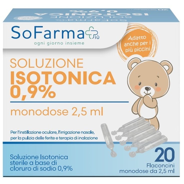 Soluzione Isotonica 0,9% 20 Flaconcini da 2,5 ml