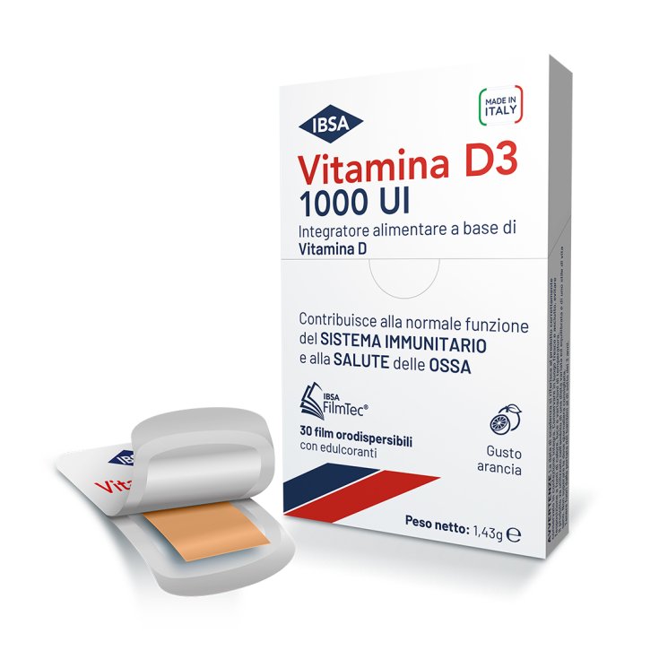 Vitamina D3 1000 U.I. IBSA 30 Film Orodispersibili