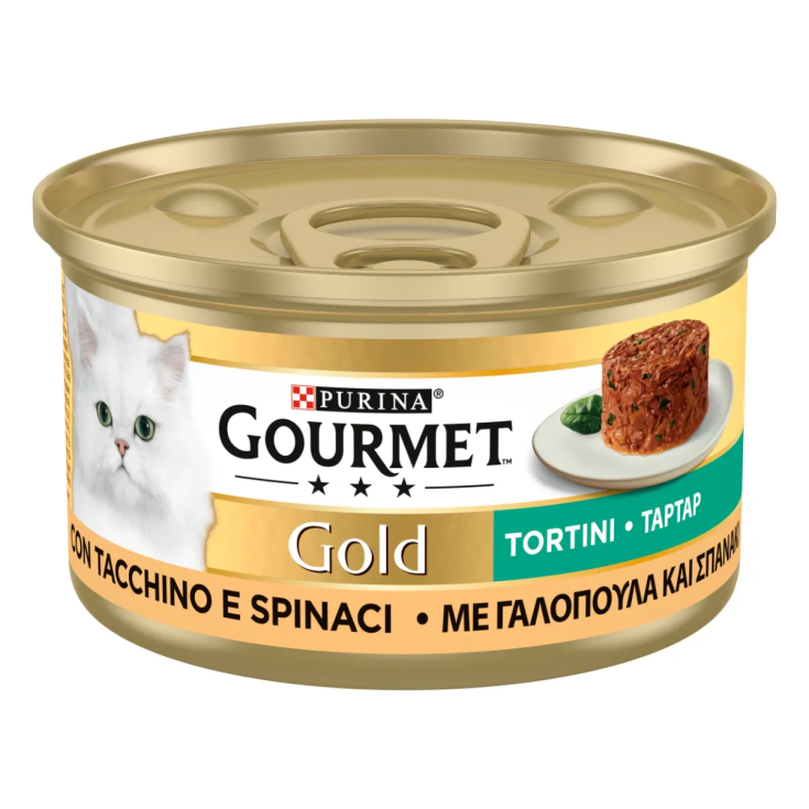 Gold Tortini con Tacchino e Spinaci - 85GR
