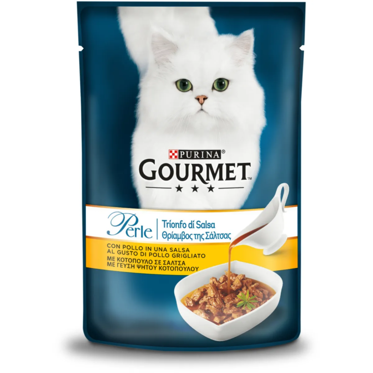 Gourmet Perle Filetti in Salsa con Pollo - 85GR