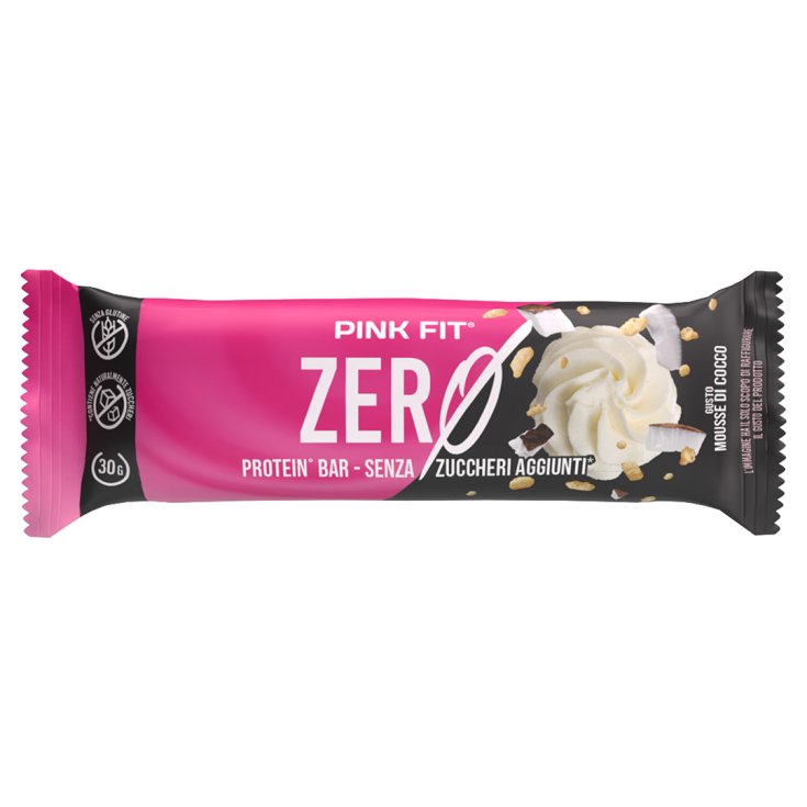 Pink Fit Zero Bar Mousse di Cocco Pro Action 30g