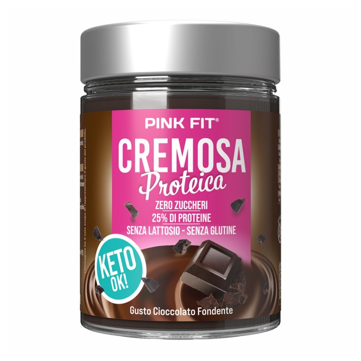 Pink Fit Cremosa Proteica Cioccolato Fondente Pro Action 300g