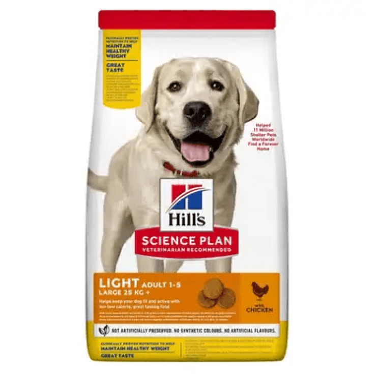 Science Plan Light Adult Large Breed con Pollo - 12KG