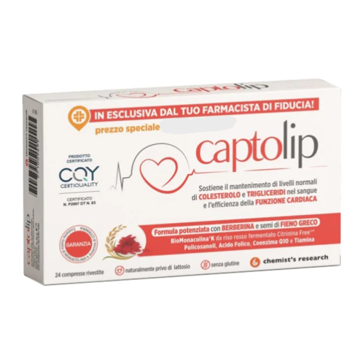 Captolip New Formula Chemist's Research 24 Compresse