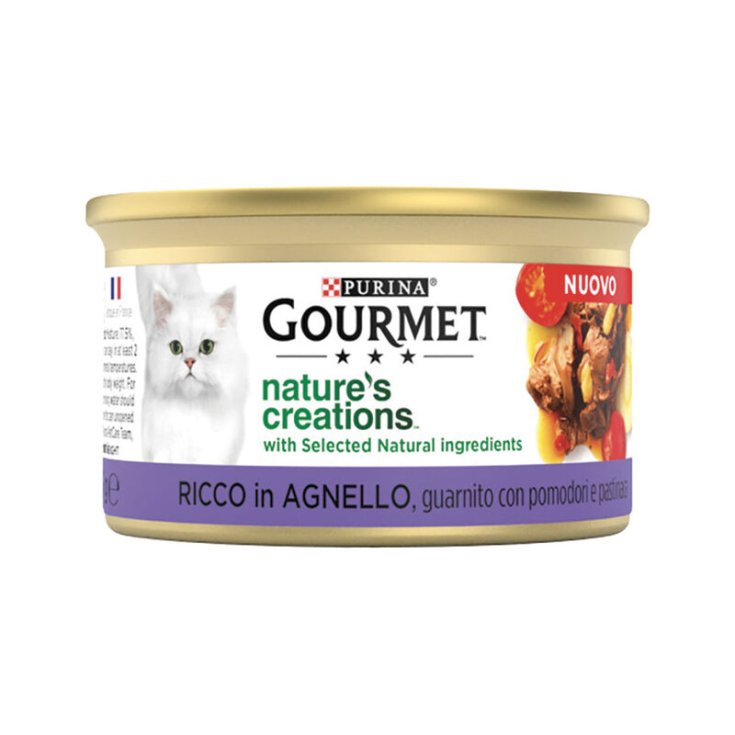 Gourmet Nature's Creations, Ricco in Agnello, Guarnito con Pomodori e Pastinaca - 85GR