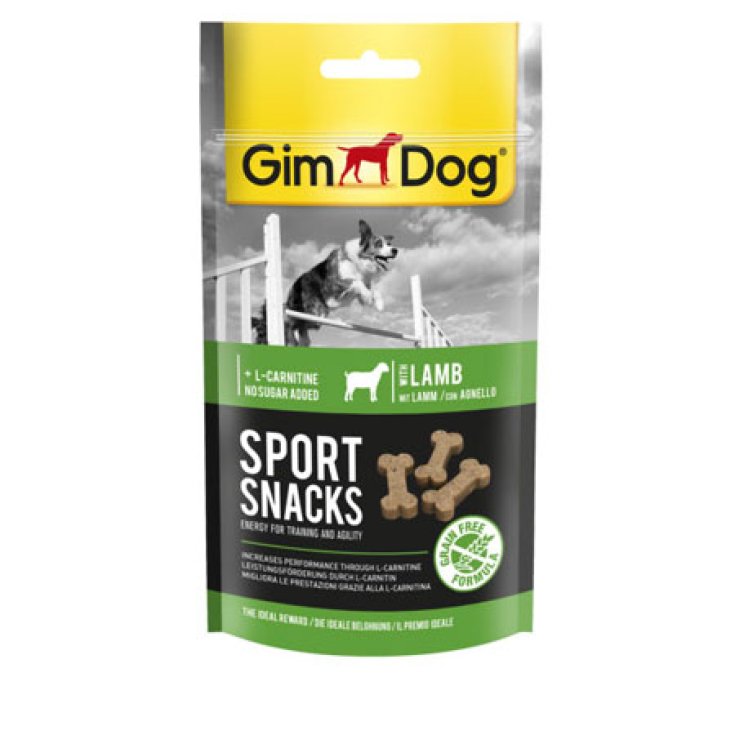 GimDog Sport Snacks Ossicini Grain Free - 60GR - Agnello