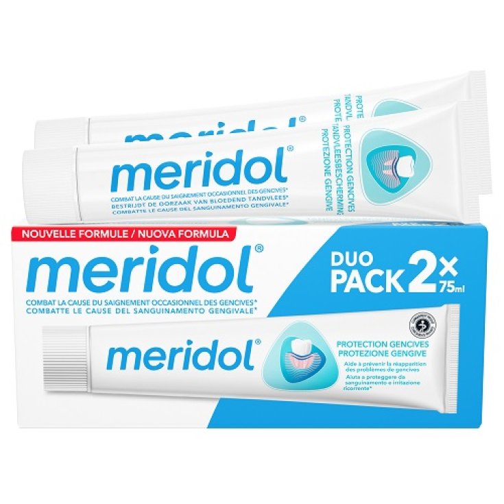 meridol Dentifricio Nuova Formula 2x75ml