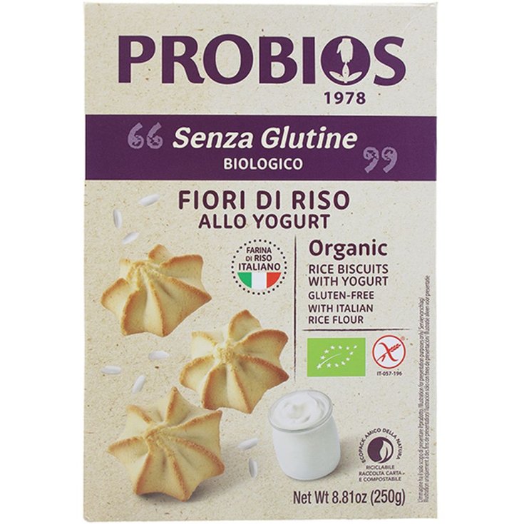 Rice&Rice Fiori Di Riso Allo Yogurt Probios 250g