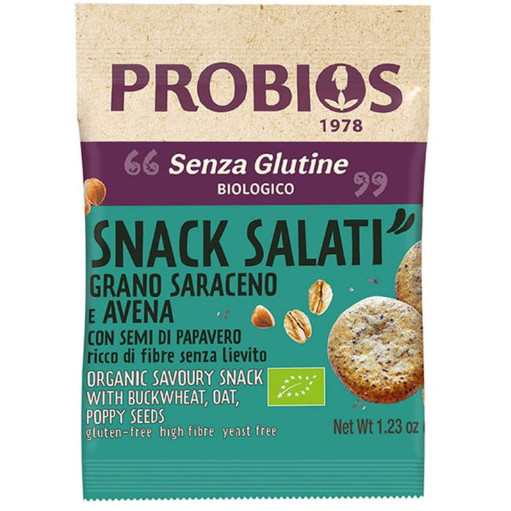 Snack Grano Saraceno e Avena con Semi di Papavero Altri Cereali 35g