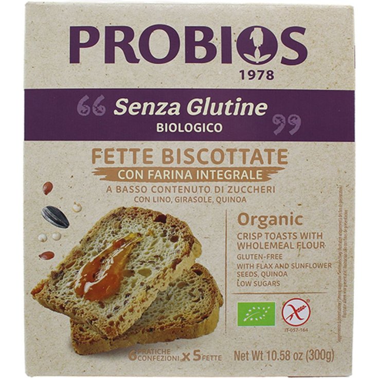 Rice&Rice Fette Biscottate Con Farina Integrale Probios 300g