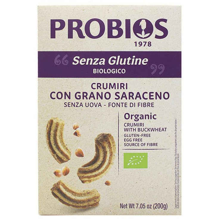 Crumiri Con Grano Saraceno Senza Glutine Probios 200g