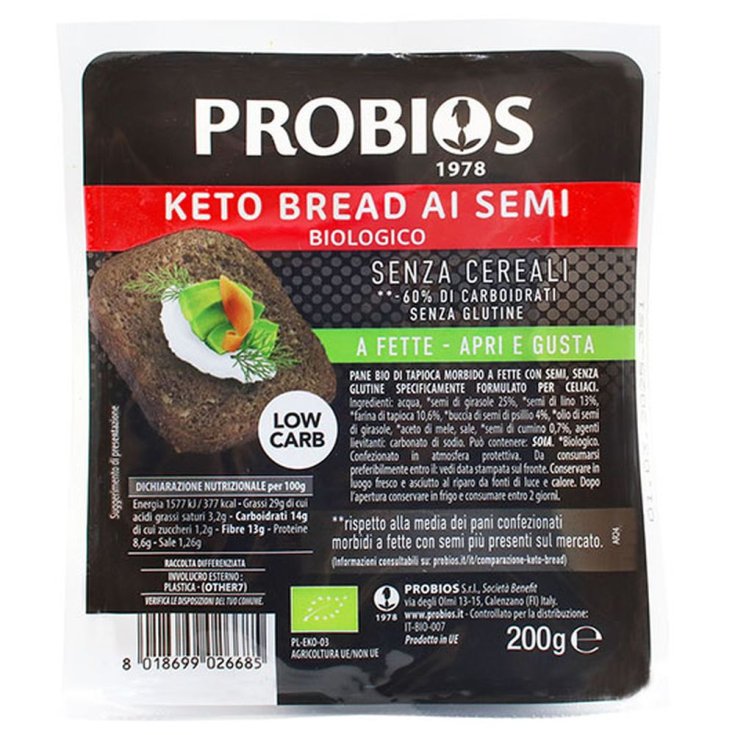 Keto Bred ai Semi Probios 200g