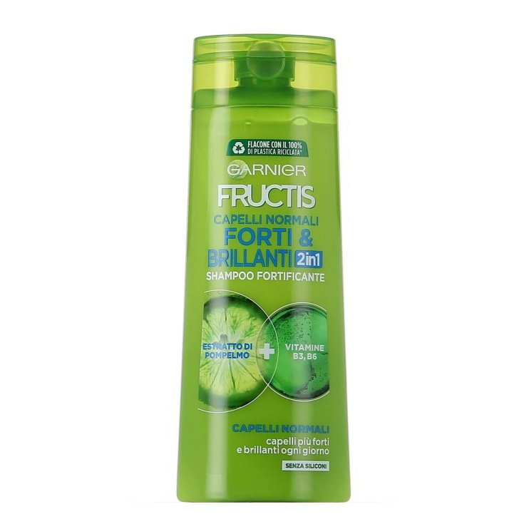 Fructis Shampoo Forti & Brillanti 2in1 Capelli Normali Garnier 250ml