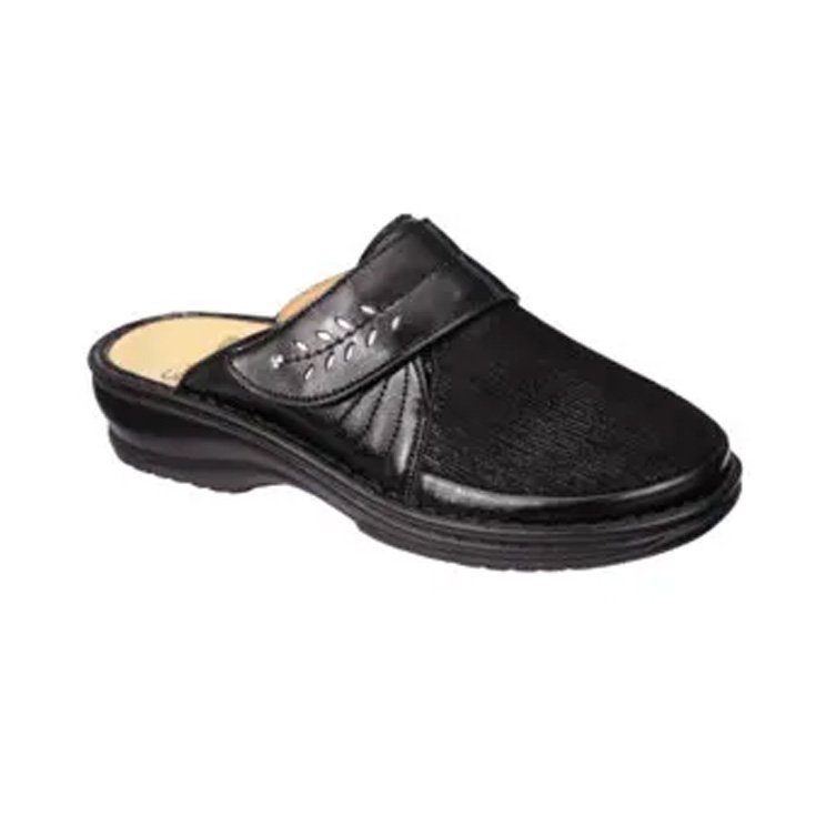 Rory Synthetic Patent + Striped Elasticated Womens Black 35 Dr.Scholl&reg;