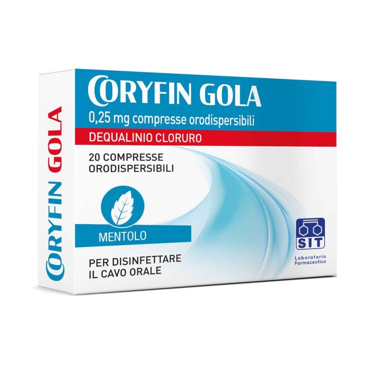 Coryfin Gola 0,25mg Mentolo SIT Laboratorio Farmaceutico 20 Compresse
