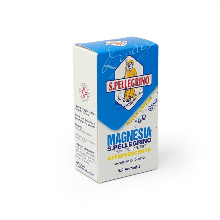 Magnesia S.Pellegrino 45% Polvere Effervescente Limone 100g