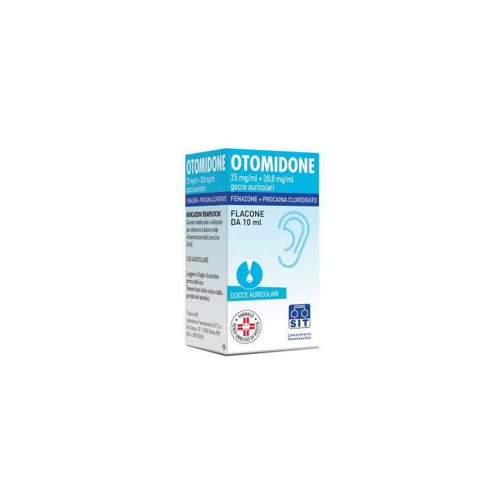 Otomidone 25 mg/ml + 28,8 mg/ml Gocce Auricolari SIT Laboratorio Farmaceutico 10ml
