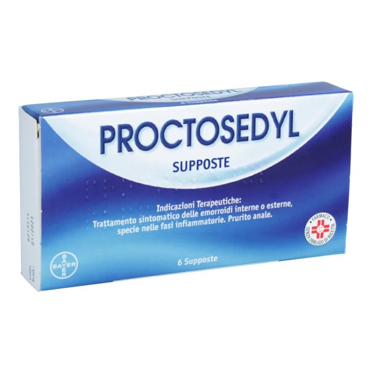 Proctosedyl Trattamento Sintomatico Emorroidi Ragadi 6 Supposte