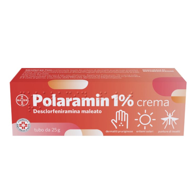 Polaramin Crema Per Dermatiti Eczema Eritemi e Punture di Insetti 25gr