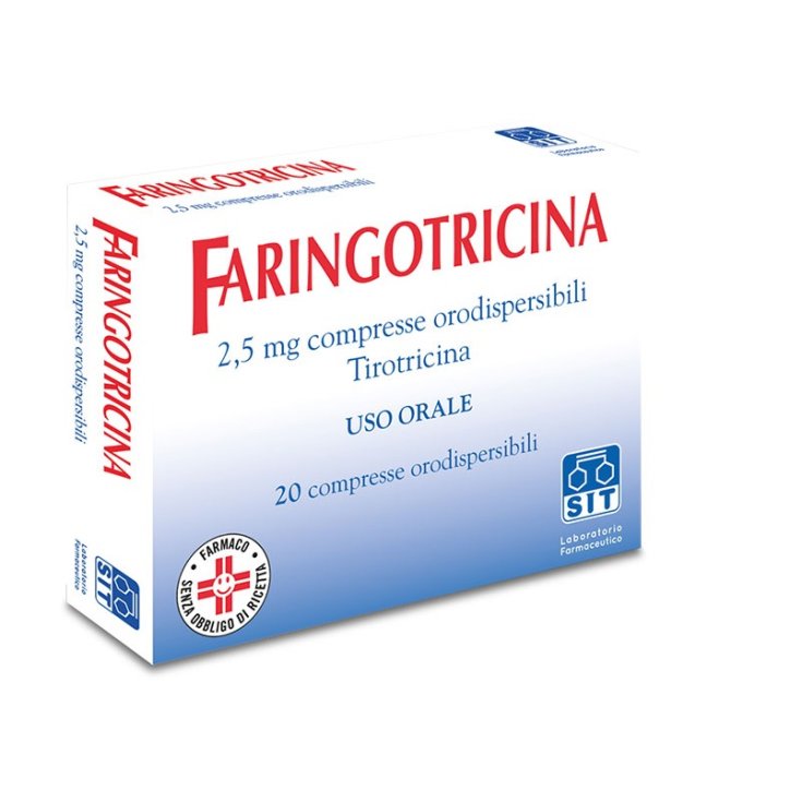 Faringotricina SIT Laboratorio Farmaceutico 20 Compresse 