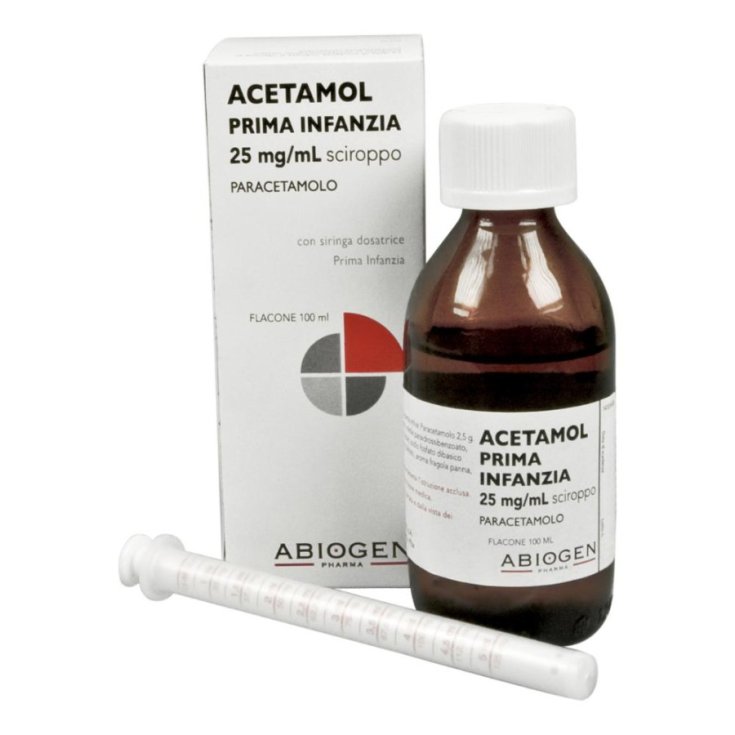 Acetamol Prima Infanzia 25mg Sciroppo Abiogen 100ml