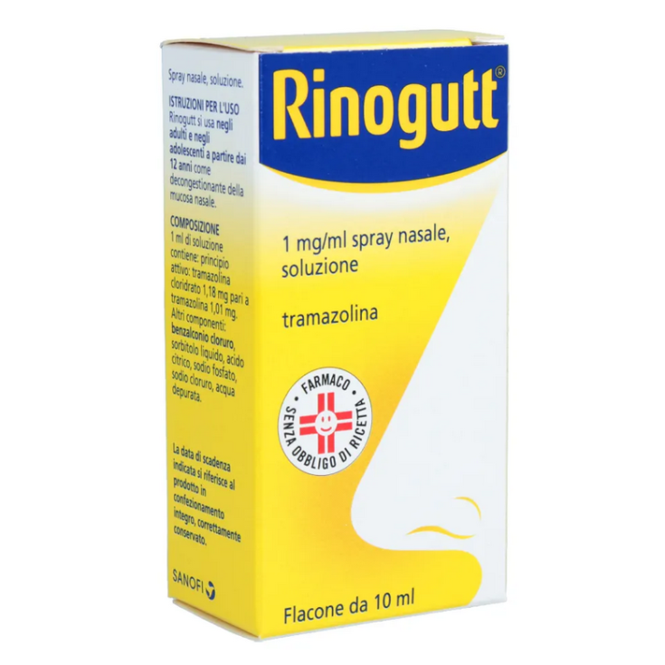 Rinogutt 1mg/ml Spray Nasale Soluzione Sanofi 10ml 