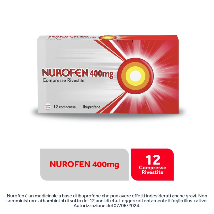 Nurofen 400mg 12 Compresse Rivestite