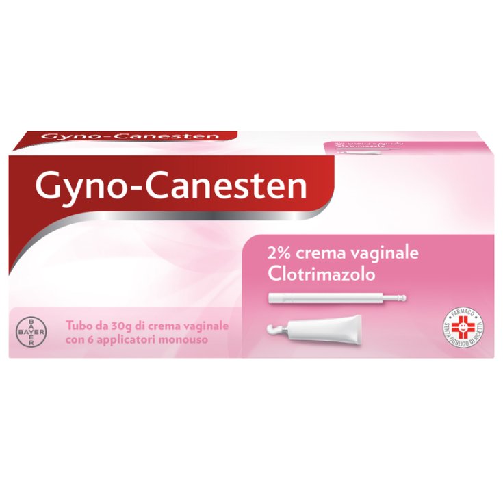 Gyno-Canesten Crema Vaginale per Sintomi Candida 30gr e 6 applicatori