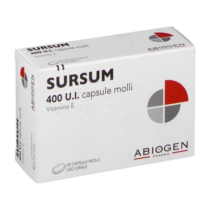 Sursum 400 U.I. Vitamina E Abiogen 30 Capsule Molli