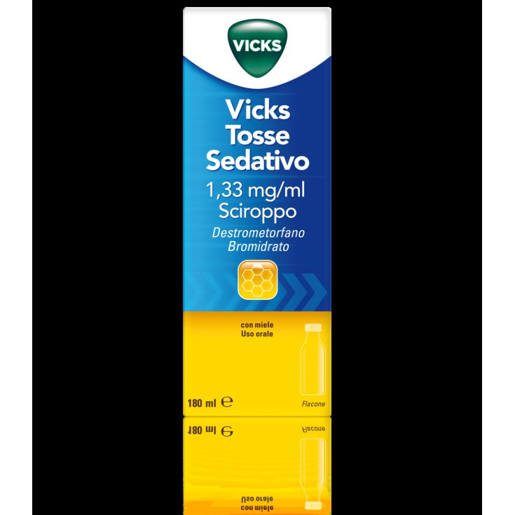 Vicks Sedative Cough 1.33mg / ml Honey Flavor Syrup 180ml