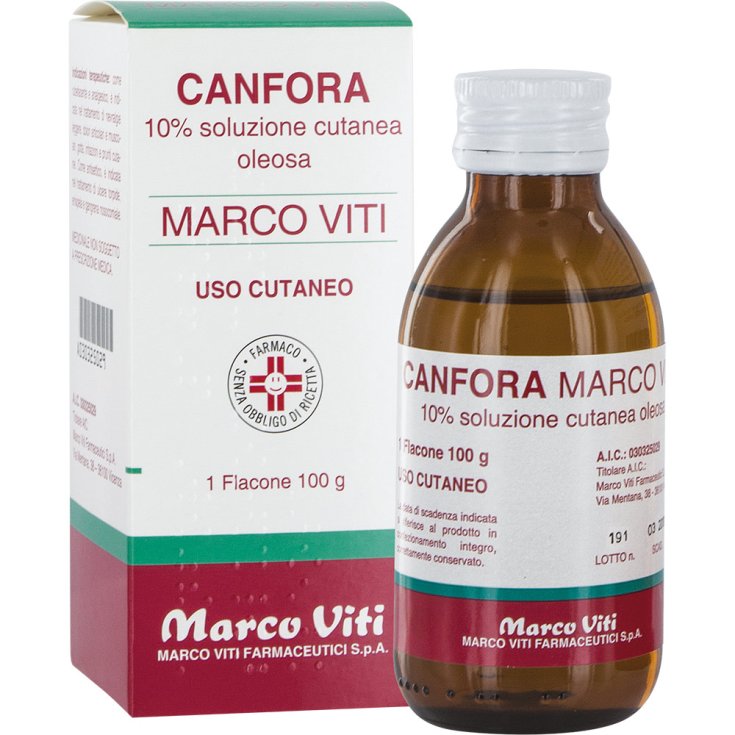 Canfora 10% Marco VIti Soluzione Cutanea Oleosa 100g