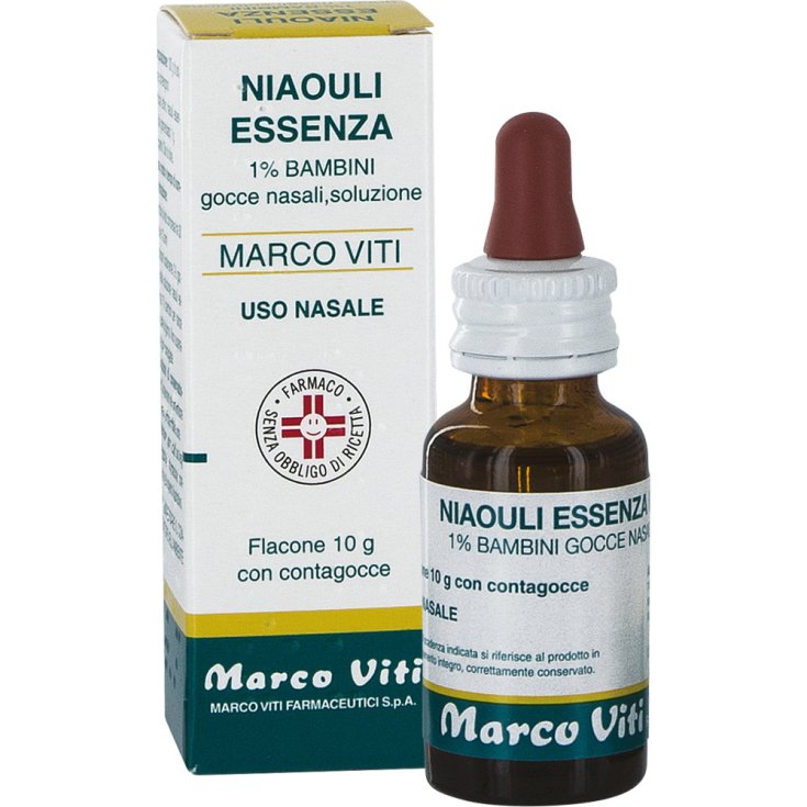 Niaouli Essenza 1% Marco Viti Gocce Nasali 10ml