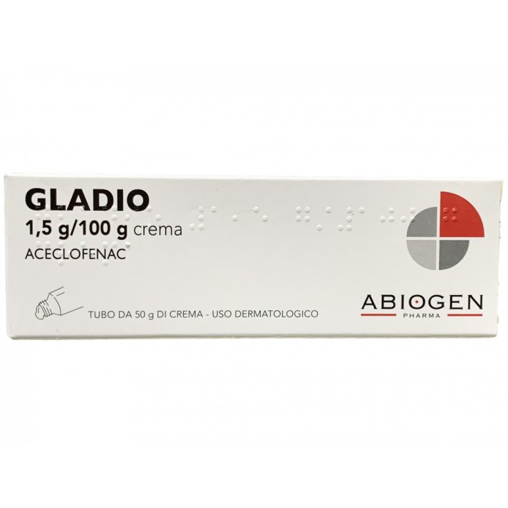 Gladio 1,5 g/100 g Crema Abiogen 50g
