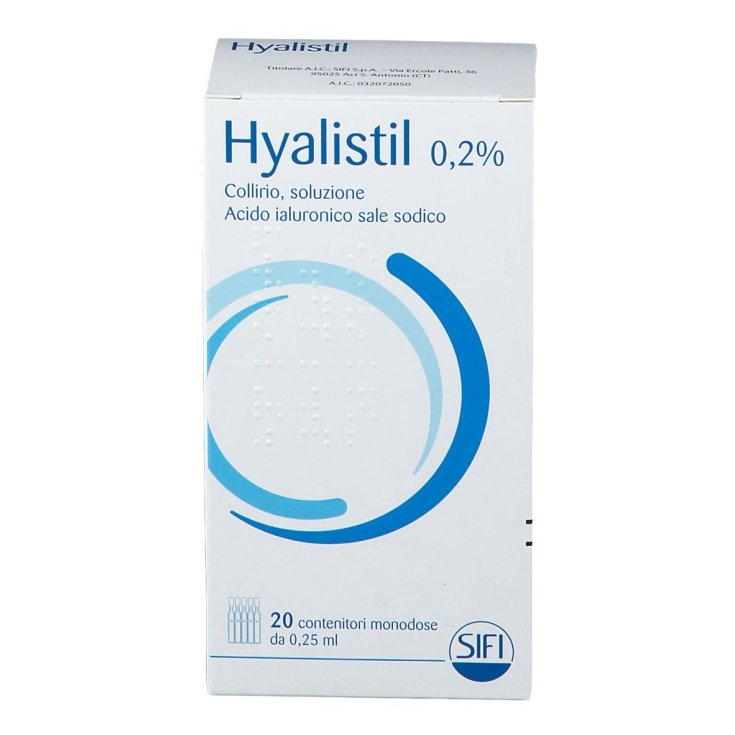 Hyalistil 0,2% Collirio 20 Fiale Monodose