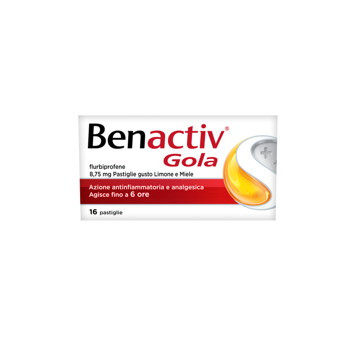 Benactiv® Gola Gusto Limone E Miele 16 Pastiglie