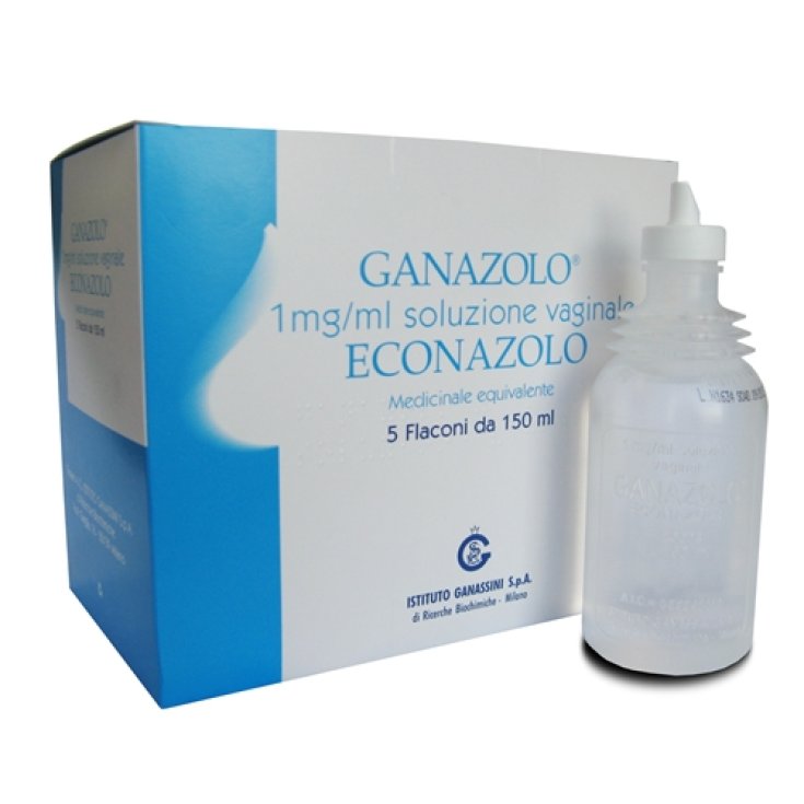 Ganazolo® Soluzione Vaginale 1 mg/ml Istituto Ganassini 5 Flaconi 150ml + 5 Cannule