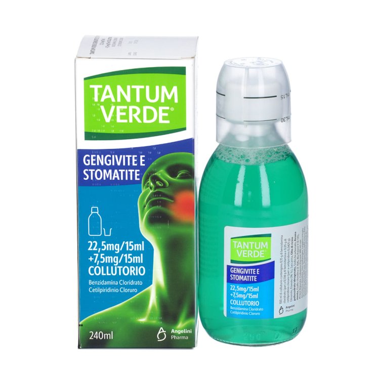 Tantum Verde Gengivite E Stomatite Angelini Pharma 240ml